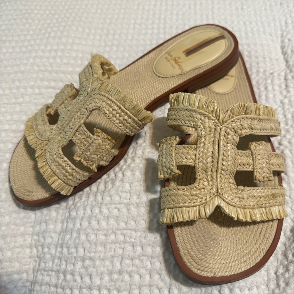 Sam Edelman Raffia slides sandals